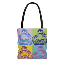 Load image into Gallery viewer, Crowned Royalty Colorful Tote Bag
