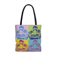 Load image into Gallery viewer, Crowned Royalty Colorful Tote Bag
